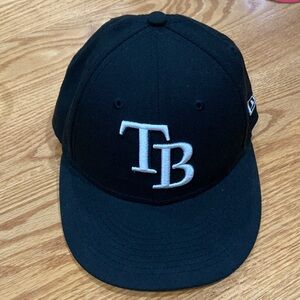 Black Tampa Bay Rays Baseball Hat